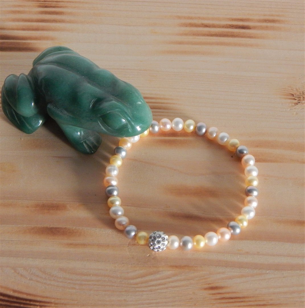 Perlenarmband multicolor ca. 5mm AAA