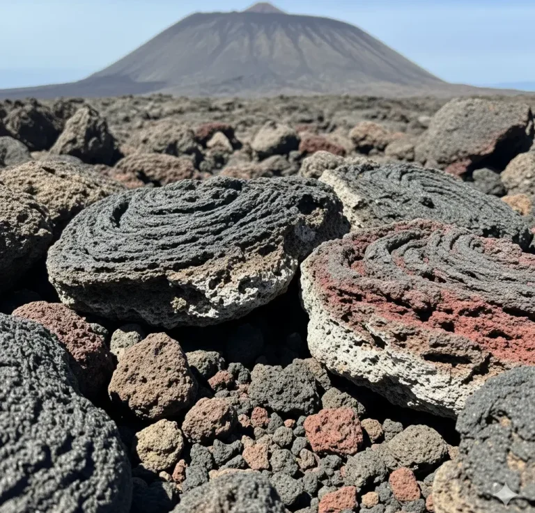 Lava-Vulkangestein